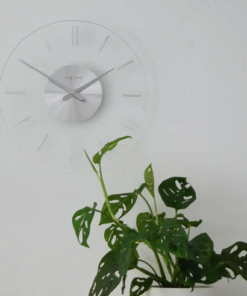 Køb Cabra - Vægur i aluminium og glas