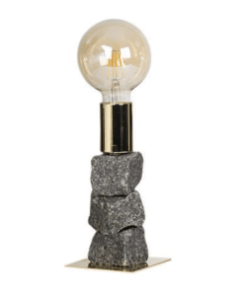 Køb Bordlampe - Model Alf 35 cm messing online billigt møbel