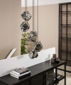 Køb Rock - Loftlampe med fem mundblæste glasskærme Levering med pære(r) online billigt møbel