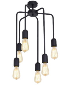 Køb Flight - Loftlampe i sort metal