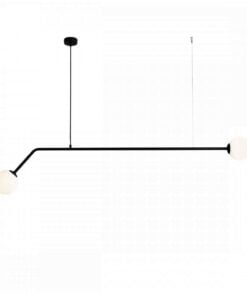 Køb Limelight - Loftlampe i sort metal og hvidt glas