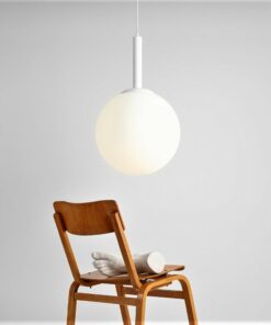 Køb Stick - Loftlampe i hvid metal og glas