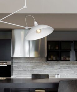 Køb Mejlby - Loftlampe i hvid metal online billigt møbel