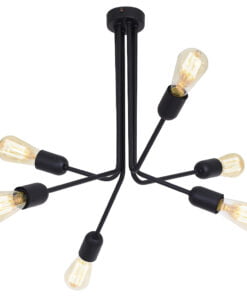 Køb Flight - Loftlampe i sort metal