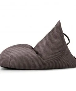 Køb Sækkestol Razzy Waves 110x70x65 cm Chocolate online billigt møbel
