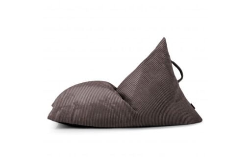 Køb Sækkestol Razzy Waves 110x70x65 cm Chocolate online billigt møbel