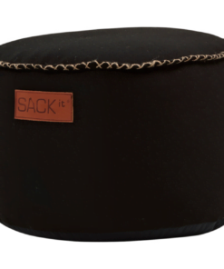 Køb Puf RETROit Canvas drum Black online billigt møbel