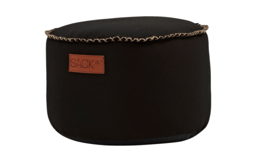 Køb Puf RETROit Canvas drum Black online billigt møbel