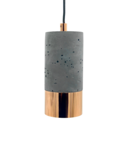 Køb Mørk betonlampe kobber GU10 fatning online billigt møbel