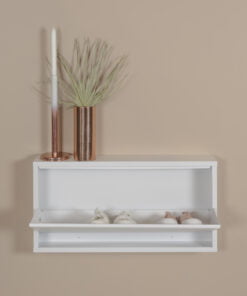 Køb Zapato - Skoskab med 1 rum - hvid metal online billigt møbel