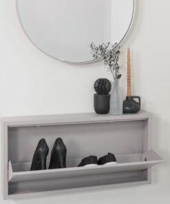 Køb Zapato - Skoskab med 1 rum - silky taupe metal online billigt møbel