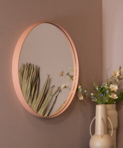 Køb Fugaz - Spejl i terracotta farvet metal