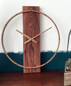 Køb Arbol - Vægur i træ og metal online billigt møbel