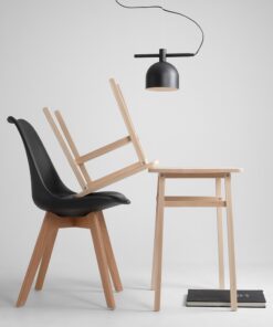 Køb Tudor - Loftlampe i sort metal online billigt møbel