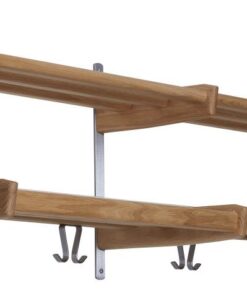 Køb Soul - Dobbelt hattehylde med en bredde på 115 cm Olieret eg online billigt møbel