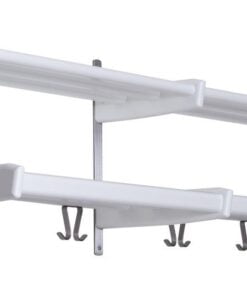 Køb Soul - Dobbelt hattehylde med en bredde på 115 cm Hvid birk online billigt møbel