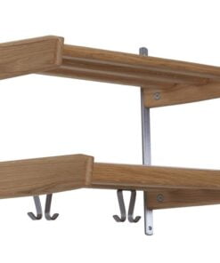 Køb Soul - Dobbelt hattehylde med en bredde på 59 cm Olieret eg online billigt møbel