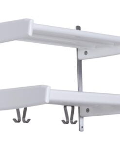 Køb Soul - Dobbelt hattehylde med en bredde på 90 cm Hvid birk online billigt møbel