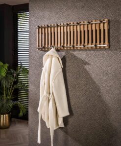 Køb Zanzibar - Knagerække i massiv mangotræ med 13 knager online billigt møbel