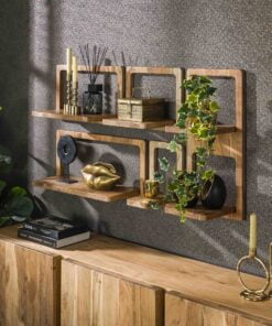 Køb Lugis- 5 Hylder i massiv akacietræ online billigt møbel