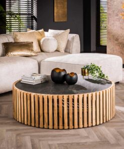 Køb Cajas - Sofabord i akacietræ og skifer