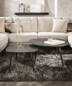 Køb Monate - 2 sofaborde med organisk firkantet form online billigt møbel