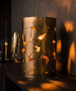 Køb Patch - Bordlampe i antik patineret bronze Levering med pære(r) online billigt møbel