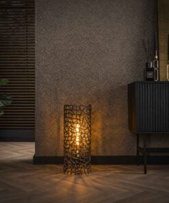 Køb Matiz - Gulvlampe i sandblæst aluminium