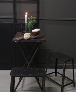 Køb Funky - Cafébord i genbrugs metal online billigt møbel